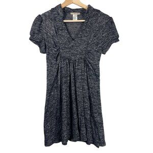 Ultra Freeze Women's V-neck Short Sleeve Ruched T-Shirt Tunic Grey Size S